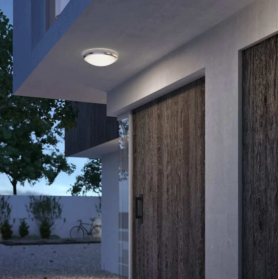 Philips Doris LED-udendørslampe IP54 4.000K nikkel