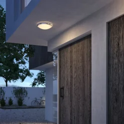 Philips Doris LED-udendørslampe IP54 2.700K nikkel