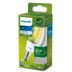 Philips E14 LED-kerte C35 2,3 W 485lm 4.000 K klar