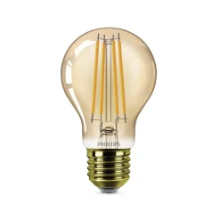Philips E27 LED-pære A60 3,1 W 1.800 K guld
