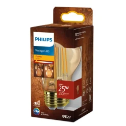 Philips E27 LED-pære A60 3,1 W 1.800 K guld