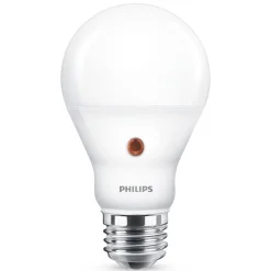 Philips E27 LED-pære, dag/nat-sensor 7,5 W 2.700 K