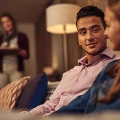 Philips E27 LED-pære WarmGlow 3,4 W mat, dæmpbar