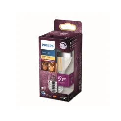 Philips E27 topforspejlet LED-pære 7,2 W varmhvid