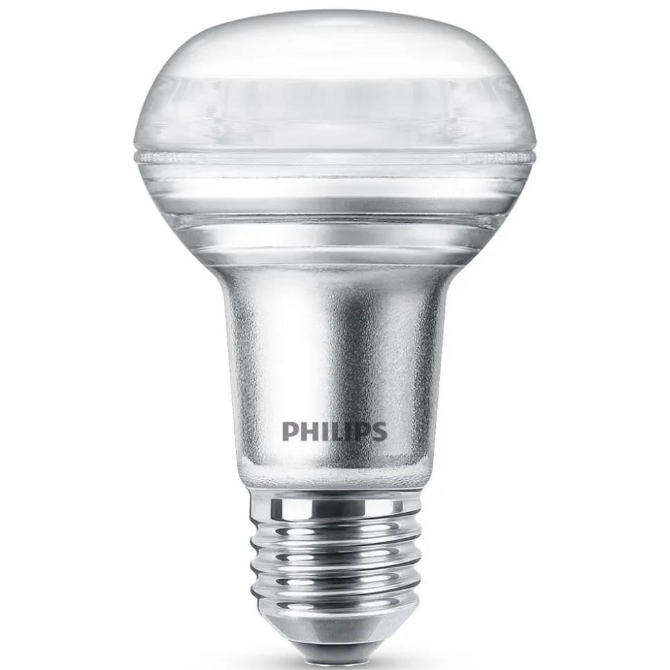 Philips E27 4,5W 827 36° R63 LED-reflektor, dæmpes