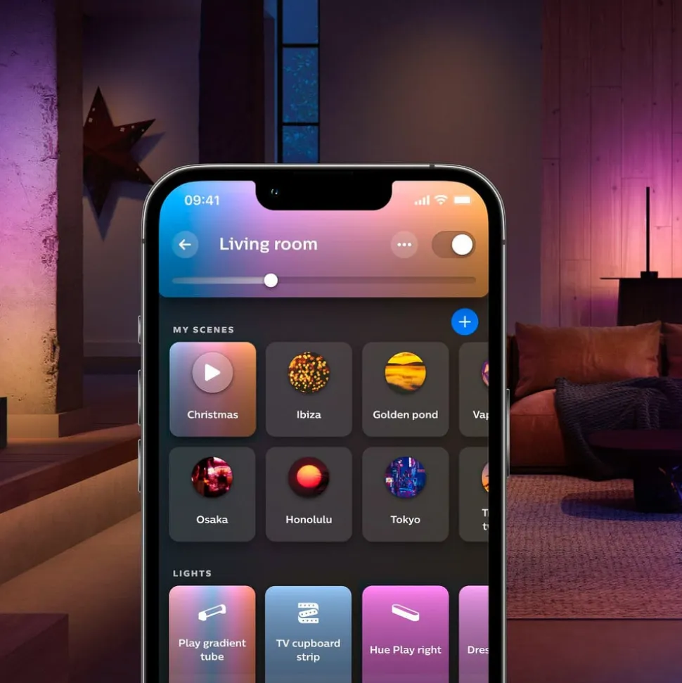 Philips Hue Festavia LED-lyskæde, CCT RGB 40 m