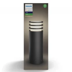 Philips Hue Lucca LED-sokkellampe, sort, smart