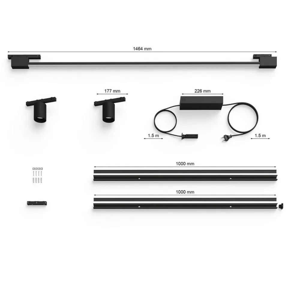 Philips Hue Perifo 2x Spots, Gradient Tube sort