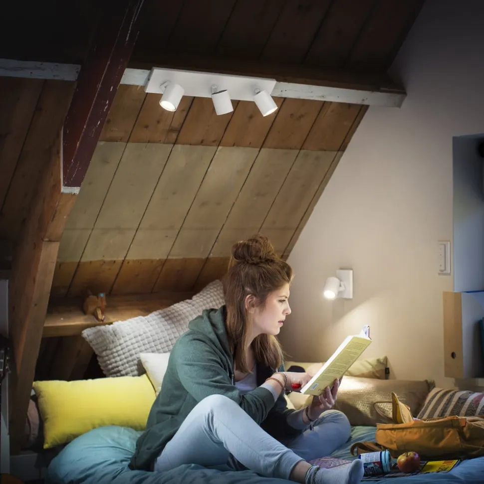 Philips Hue Runner LED-spot, 3 lyskilder, lysdæmper, hvid