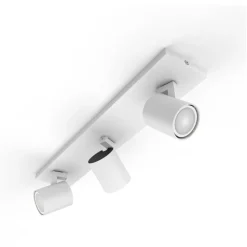 Philips Hue Runner LED-spot, 3 lyskilder, lysdæmper, hvid