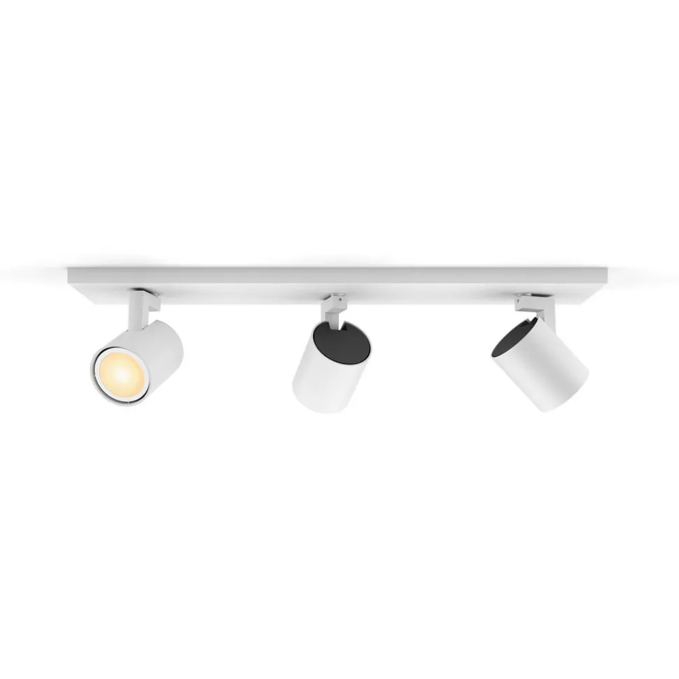 Philips Hue Runner LED-spot, 3 lyskilder, lysdæmper, hvid