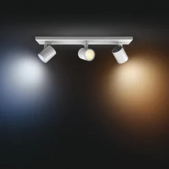 Philips Hue Runner LED-spot, 3 lyskilder, lysdæmper, hvid