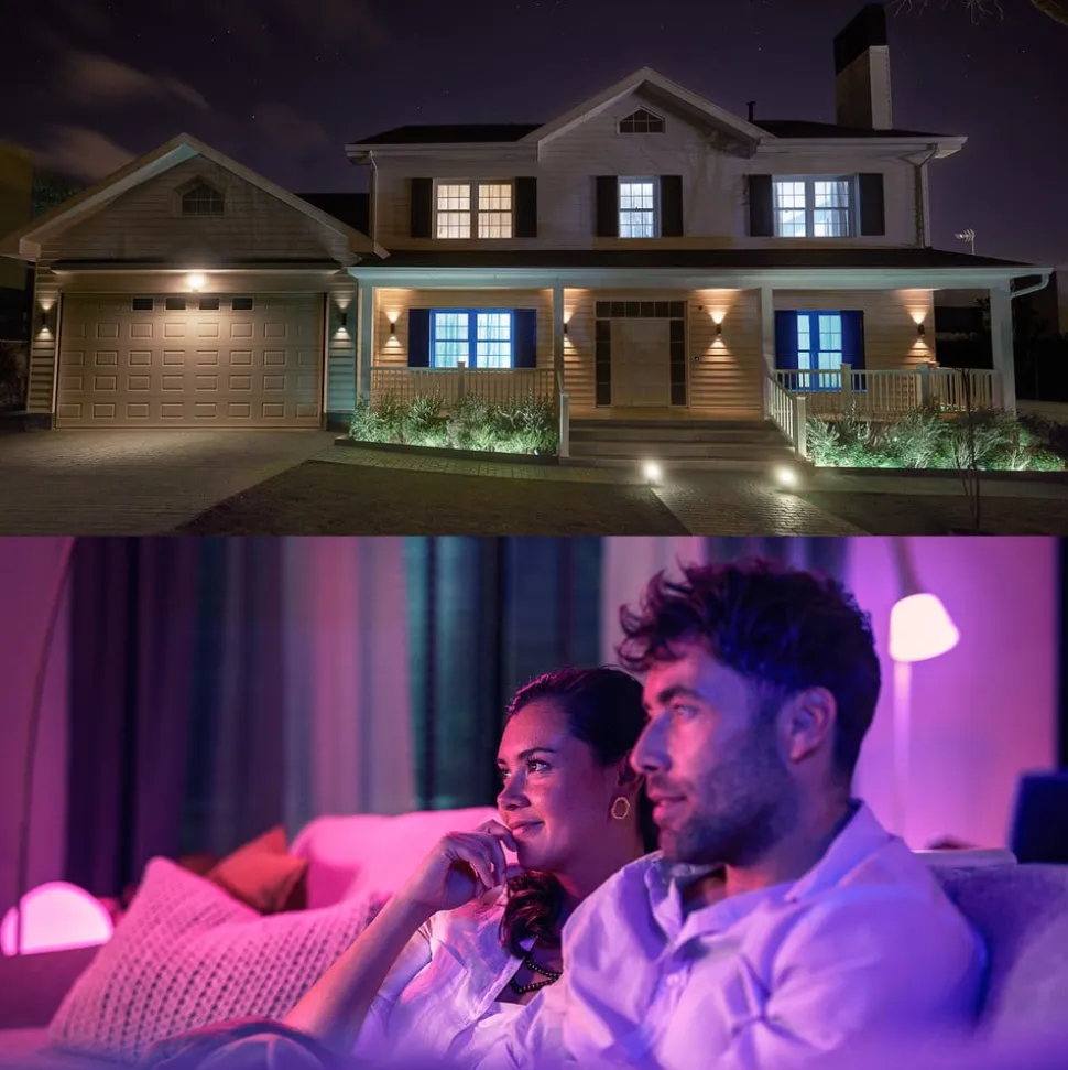 Philips Hue Smart LED-pære GU10, 5 W RGB CCT, 3-pak