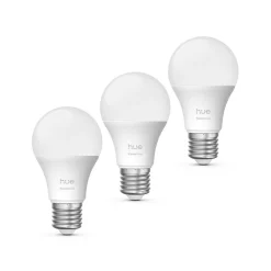 Philips Hue Smart LED-pære E27 A60, 8 W, RGB CCT 3 stk