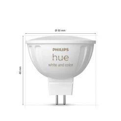 Philips Hue White & Colour Ambiance 6,3W GU5.3 2 stk