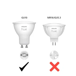 Philips Hue White & Colour Ambiance LED-reflektorpære GU10 4,2 W