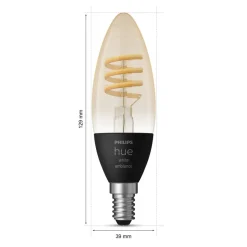 Philips Hue White Ambiance E14, 4,6 W, 350 lm, 2 stk