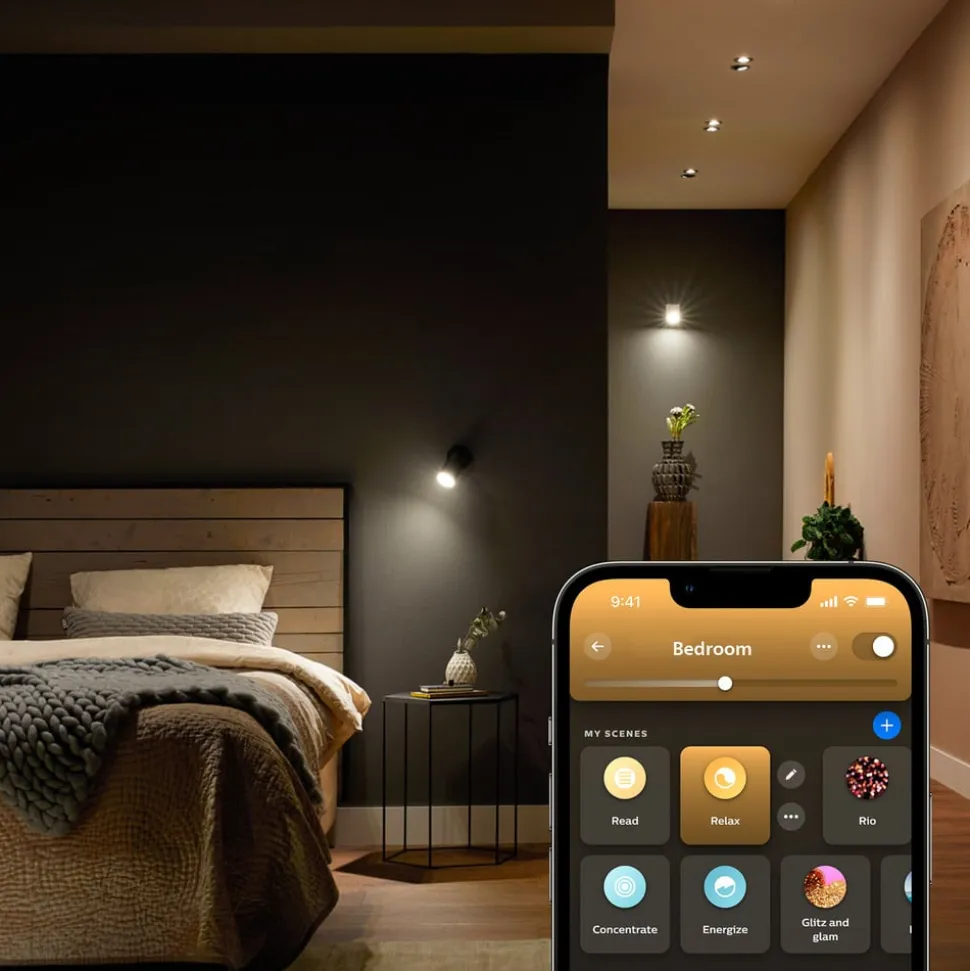Philips Hue White Ambiance GU10 4,2W reflektorpære, 3 stk.