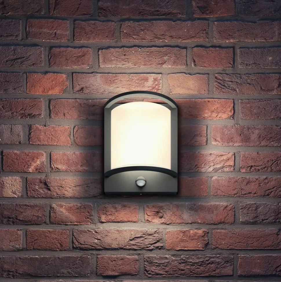 Philips LED udendørs væglampe Samondra UE, sensor