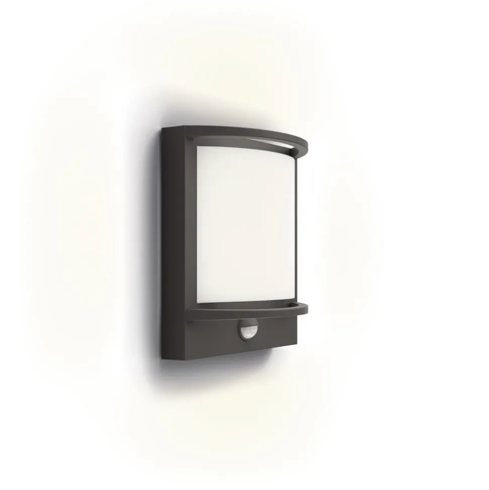 Philips LED udendørs væglampe Samondra UE, sensor