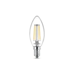 Philips LED-kerte filament E14 4,3 W 2.700 K 2 stk