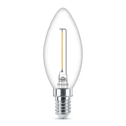 Philips LED-kertepære E14 B35 1,4W klar