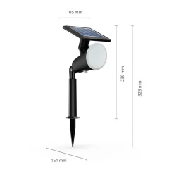 Philips LED-lampe med jordspyd Jivix