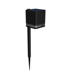 Philips LED-lampe med jordspyd Virona, sort, IP44