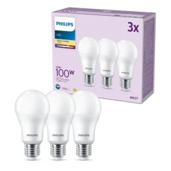 Philips LED-pære E27 13 W 1.521lm 2.700 K mat 3