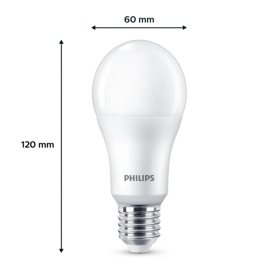 Philips LED-pære E27 13 W 1.521lm 2.700 K mat 6