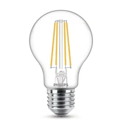 Philips LED-pære E27 7 W 850lm 4.000 K klar 6 stk