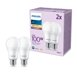 Philips LED-pære E27 13 W 1.521lm 2.700 K mat 2