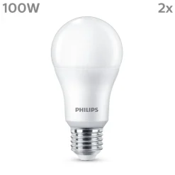 Philips LED-pære E27 13 W 1.521lm 2.700 K mat 2