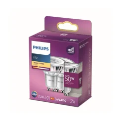Philips LED-reflektor GU10 4,6 W 2.700 K 36° 2 stk