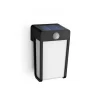 Philips LED-solcellelampe Shroud, sort/opal, sensor