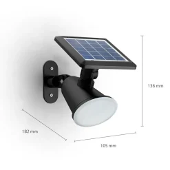 Philips LED-solcellelampe Jivix, 2-pak