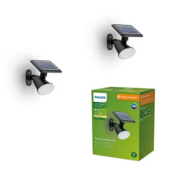 Philips LED-solcellelampe Jivix, 2-pak