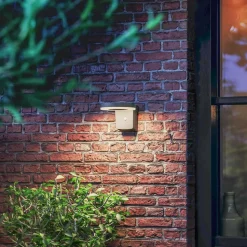 Philips LED-solcellelampe til vægmontering Zonal, Ø hoved 16 cm