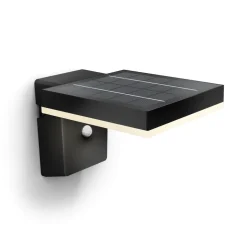 Philips LED-solcellelampe til vægmontering Zonal, hoved 16 x 16 cm