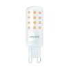 Philips LED-stiftsokkelpære, G9, 4W, mat, 480lm, 2.700K, dæmpbar