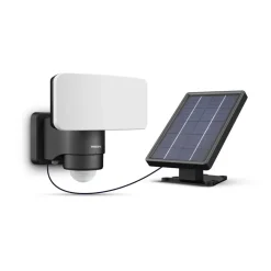 Philips LED-udendørs spotlampe Tylus, sort 5.000K sensor