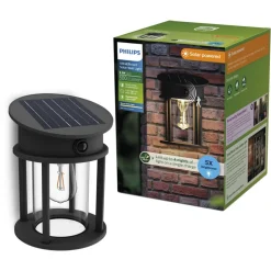Philips LED-udendørs væglampe Geri UE Sensor, rund, IP44
