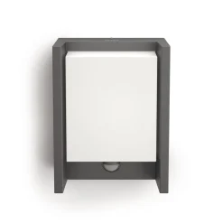 Philips LED-væglampe Arbour UE, 2-pak, sensor, 2.700 K