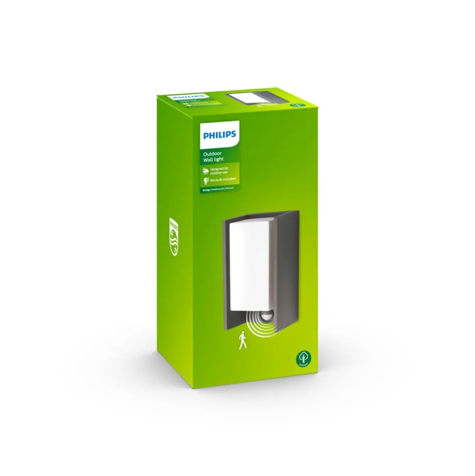 Philips myGarden Bridge væglampe antracit sensor