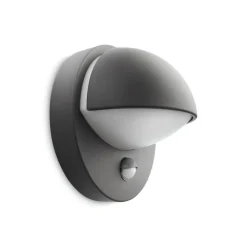 Philips myGarden June væglampe med sensor, antracitgrå