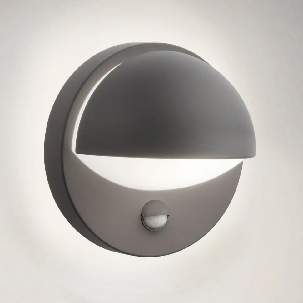 Philips myGarden June væglampe med sensor, antracitgrå