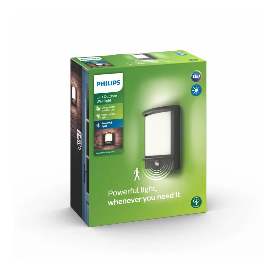 Philips myGarden Samondra LED-væglampe, sensor