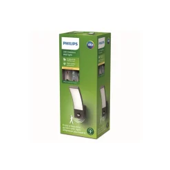 Philips Splay LED-lampe antracit, sensor, 2.700 K