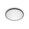 Philips SuperSlim LED-loftlampe, IP44, Ø 24,5 cm, sort