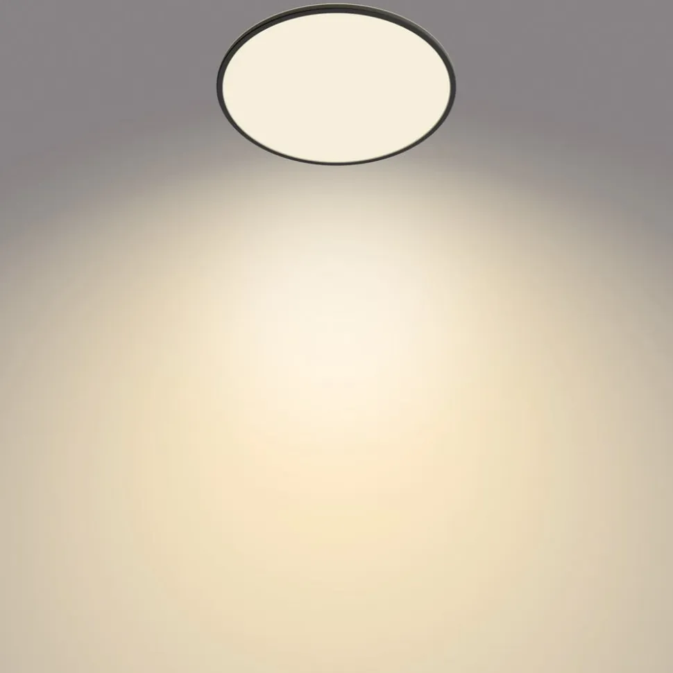 Philips SuperSlim loftslampe 2.700K Ø54cm sort